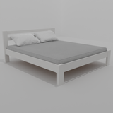 Двоспальне ліжко (дерево) Класик 160х190 Білий 380266 фото Altek mebli