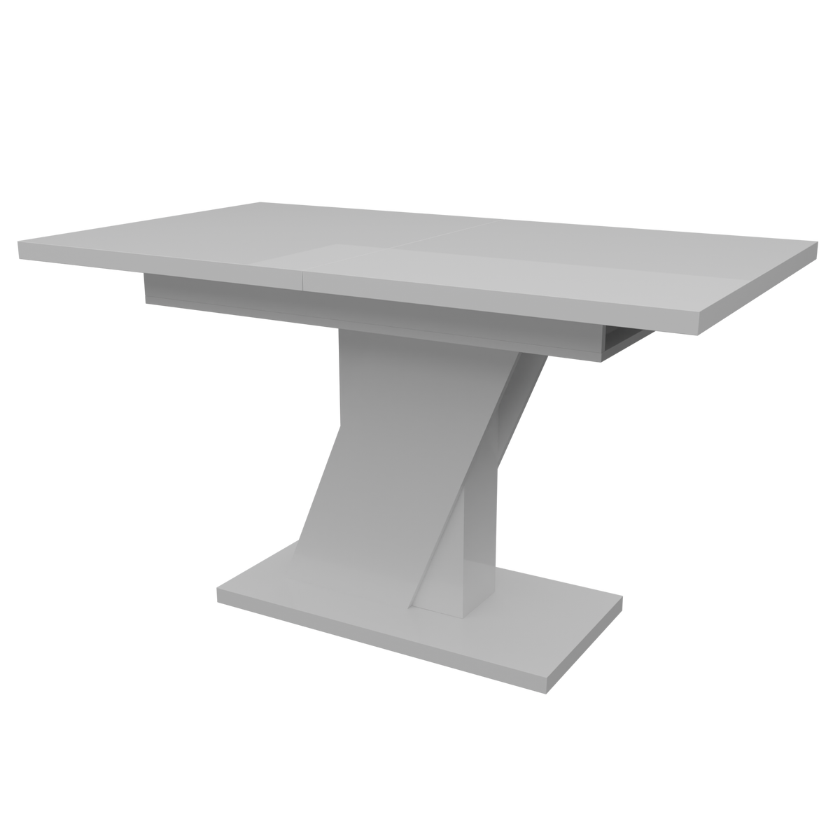 Обідній розсувний стіл Неман ТРІОН МДФ Білий глянець 551590 Altek mebli