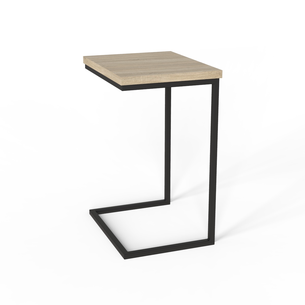 Приставний стіл консоль Неман ФІДЖИ Дуб сонома/Чорний 274177 Altek mebli