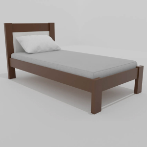 Купити дерев'яне ліжко полуторне 